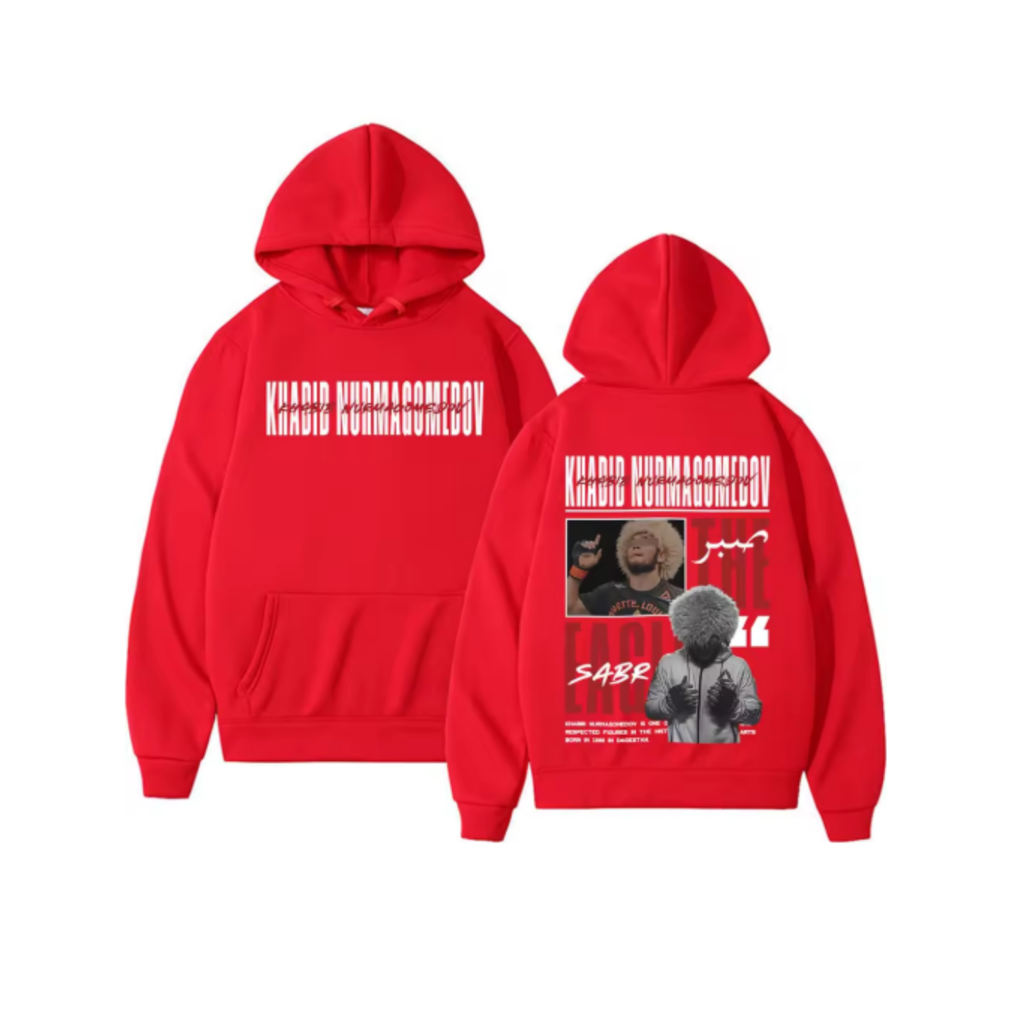 Khabib Nurmagomedov Hoodie Red