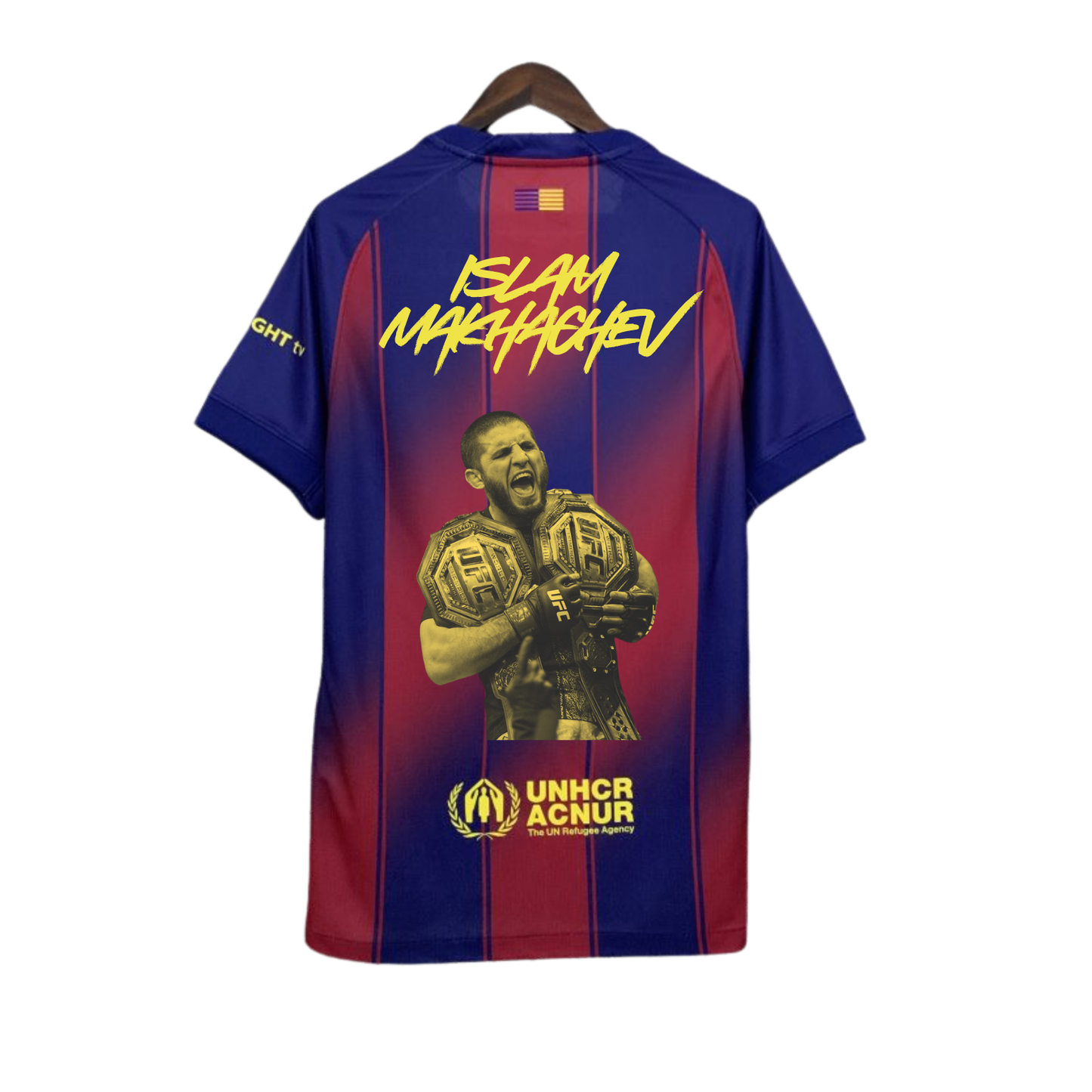 Islam Makhachev Double Champ Red
