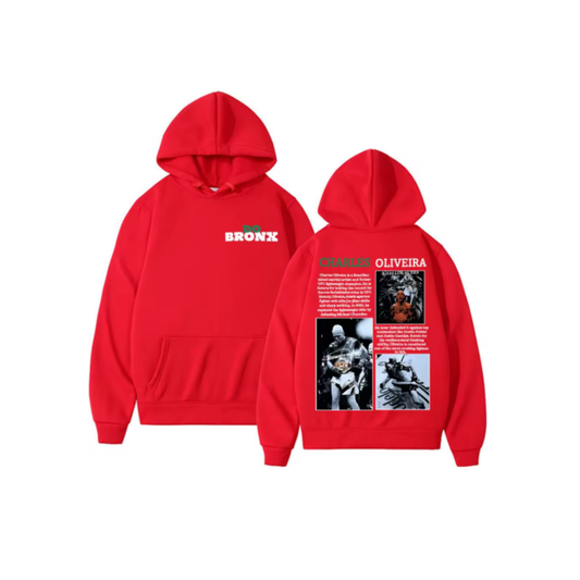 Charles Oliveira Hoodie Red