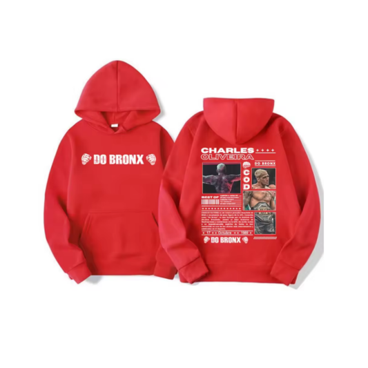 Charles Oliveira Hoodie Red